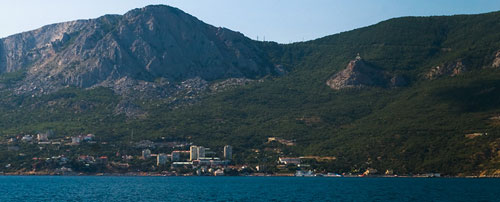 Вид на Форос с моря